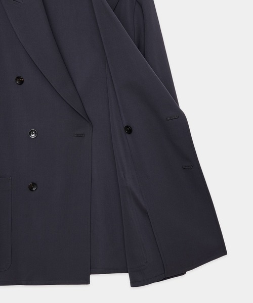 marka（マーカ）の「W.B JACKET LOOSE FIT（テーラードジャケット・メンズ・ブラック/グレー・1/2）」の6枚目の写真