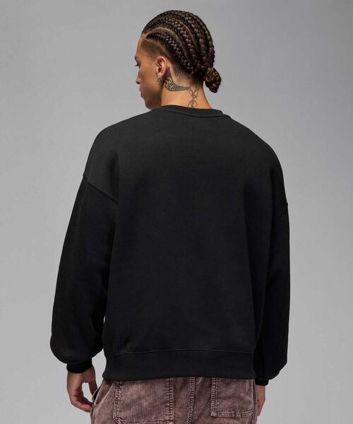 ジョーダン メンズ スウェットシャツ Jordan Jumpman Fleece Crew - Black ジョーダン ブルックリン フリース メンズ クルーネック スウェット