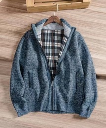 ニット/セーター ジップ ブルゾン」に該当するトップスファッション