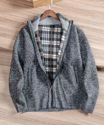 ニット/セーター ジップ ブルゾン」に該当するトップスファッション