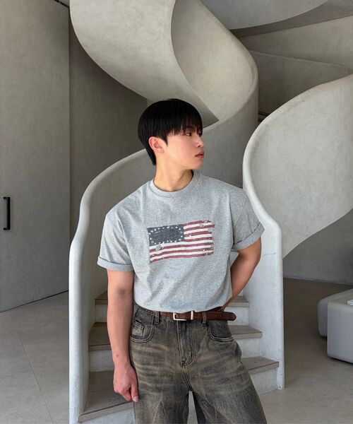 Millo Archive（ミロ アーカイブ）の「リフレクター カーブドパンツ [ウォッシュドブラウン]（デニムパンツ・メンズ・その他・X-LARGE/SMALL/MEDIUM/LARGE）」の8枚目の写真
