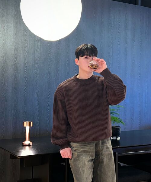 Millo Archive（ミロ アーカイブ）の「リフレクター カーブドパンツ [ウォッシュドブラウン]（デニムパンツ・メンズ・その他・X-LARGE/SMALL/MEDIUM/LARGE）」の14枚目の写真