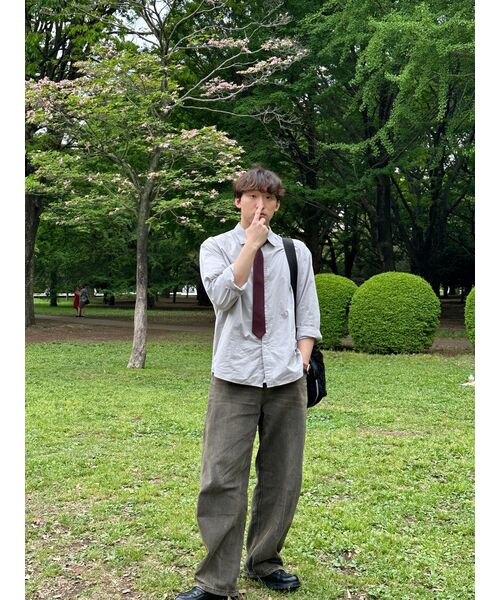 Millo Archive（ミロ アーカイブ）の「リフレクター カーブドパンツ [ウォッシュドブラウン]（デニムパンツ・メンズ・その他・X-LARGE/SMALL/MEDIUM/LARGE）」の20枚目の写真