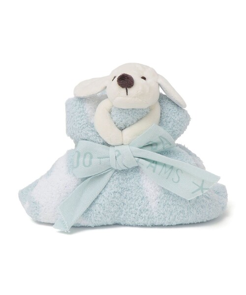 BAREFOOT DREAMS(ベアフットドリームズ)の「BAREFOOT DREAMS:CozyChic Dream ミニ ブランケット(その他ベビー用品・キッズ・サックスブルー・ONE SIZE)」の1枚目の写真
