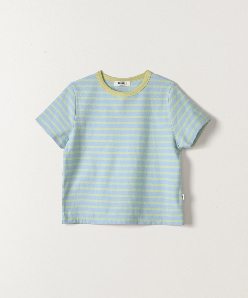 TTUDEMENT(トュードメント)の「MULTI STRIPED T-SHIRT MINT(Tシャツ/カットソー・レディース・その他・FREE)」の3枚目の写真