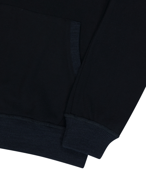 AAKAM(アーカム)の「Contrast Logo Button Hoodie (Black)(パーカー・レディース・その他・1)」の12枚目の写真