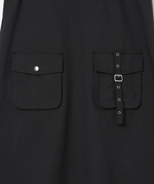 MILLO WOMEN（ミロウーマン）の「バックルストラップミニドレス[ブラック]（ワンピース・レディース・その他・SMALL/MEDIUM）」の6枚目の写真