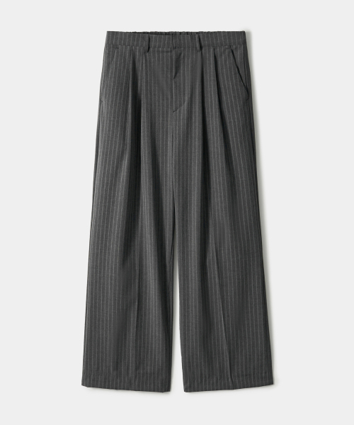 TRIP LE SENS（トリップ ル センス）の「ライトツーピンタックワイドスラックス_ストライプブラック（スラックス・メンズ・その他・SMALL/MEDIUM/LARGE）」の4枚目の写真