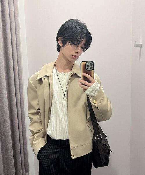 TRIP LE SENS(トリップ ル センス)の「ライトツーピンタックワイドスラックス_ストライプブラック(スラックス・メンズ・その他・SMALL/MEDIUM/LARGE)」の16枚目の写真