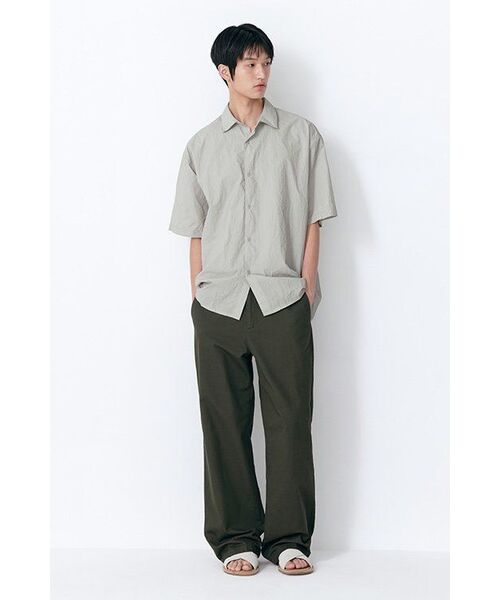 MUSINSA STANDARD（ムシンサスタンダード）の「ワイドチノパンツ[カーキ]（その他パンツ・メンズ・その他・40/38/42/36/34/32/30/31/33/26/27/28/29）」の9枚目の写真