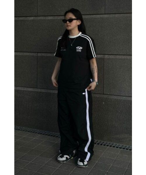 URBANDTYPE(アーバンディタイプ)の「フットボールジャージTシャツ_ブラック(Tシャツ/カットソー・レディース・その他・SMALL/MEDIUM/LARGE)」の9枚目の写真