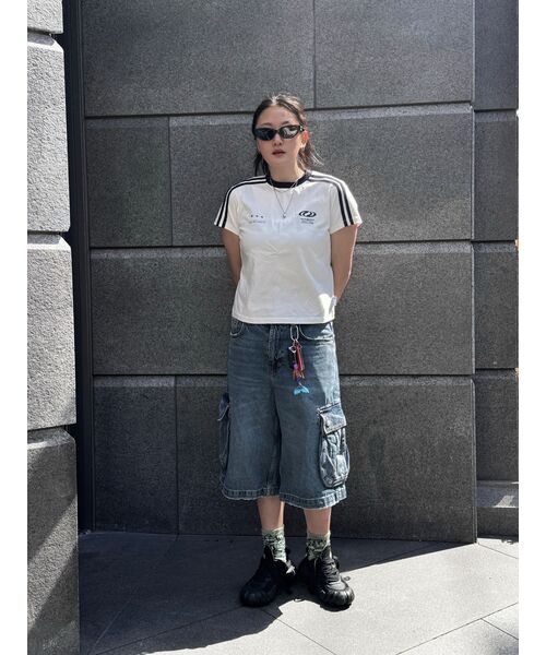 URBANDTYPE(アーバンディタイプ)の「フットボールジャージTシャツ_ブラック(Tシャツ/カットソー・レディース・その他・SMALL/MEDIUM/LARGE)」の8枚目の写真