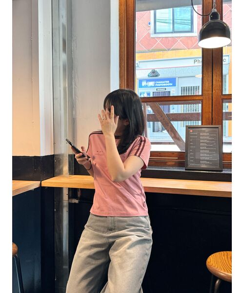 URBANDTYPE(アーバンディタイプ)の「フットボールジャージTシャツ_ブラック(Tシャツ/カットソー・レディース・その他・SMALL/MEDIUM/LARGE)」の5枚目の写真