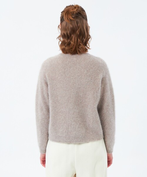 MACKINTOSH PHILOSOPHY（ﾏｯｷﾝﾄｯｼｭ ﾌｨﾛｿﾌｨｰ）の「【ROYTON KNIT(ロイトンニット)】フォックスウール製（カーディガン/ボレロ・レディース・ブルー/オフホワイト/ベージュ・38）」の9枚目の写真