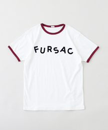 EDIFICE（エディフィス）の「fursac (フルサック) White t-shirt with "FURSAC"（Tシャツ/カットソー・メンズ）」
