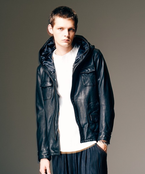 glamb（グラム）の「Carol Rosso Riders Jacket / キャロルロッソライダースジャケット（ライダースジャケット・メンズ・ブラック/マルチ・S/M/L）」の8枚目の写真