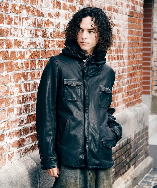 glamb（グラム）の「Carol Rosso Riders Jacket / キャロルロッソライダースジャケット（ライダースジャケット・メンズ・ブラック/マルチ・S/M/L）」の19枚目の写真