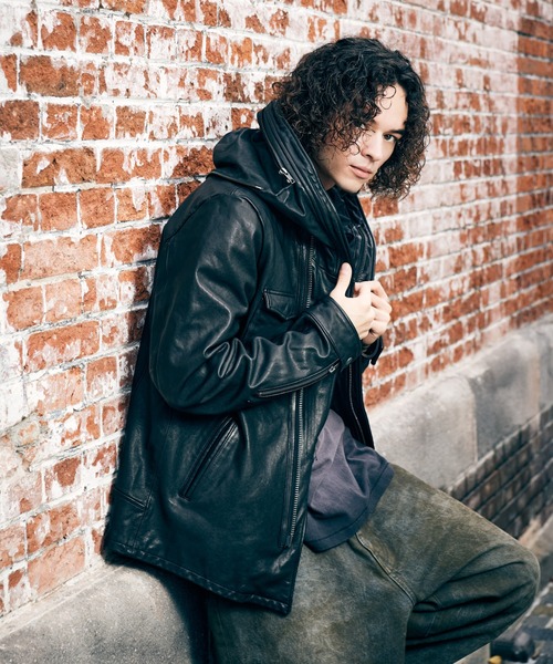 glamb（グラム）の「Carol Rosso Riders Jacket / キャロルロッソライダースジャケット（ライダースジャケット・メンズ・ブラック/マルチ・S/M/L）」の20枚目の写真