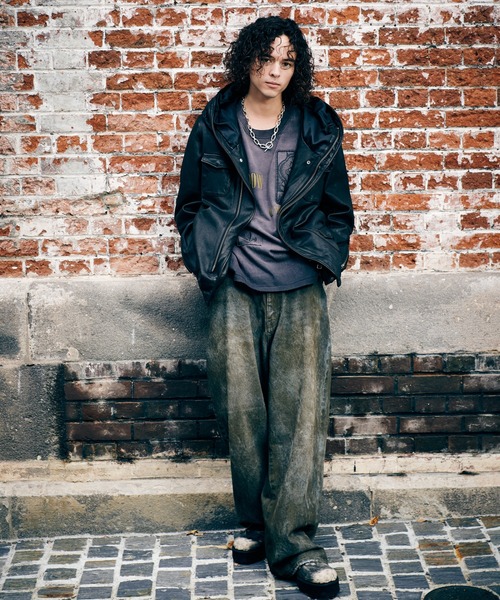 glamb（グラム）の「Carol Rosso Riders Jacket / キャロルロッソライダースジャケット（ライダースジャケット・メンズ・ブラック/マルチ・S/M/L）」の21枚目の写真