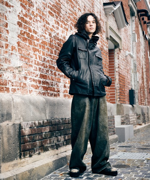 glamb（グラム）の「Carol Rosso Riders Jacket / キャロルロッソライダースジャケット（ライダースジャケット・メンズ・ブラック/マルチ・S/M/L）」の22枚目の写真