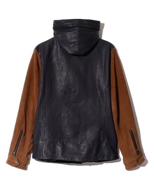 glamb（グラム）の「Carol Rosso Riders Jacket / キャロルロッソライダースジャケット（ライダースジャケット・メンズ・ブラック/マルチ・S/M/L）」の7枚目の写真