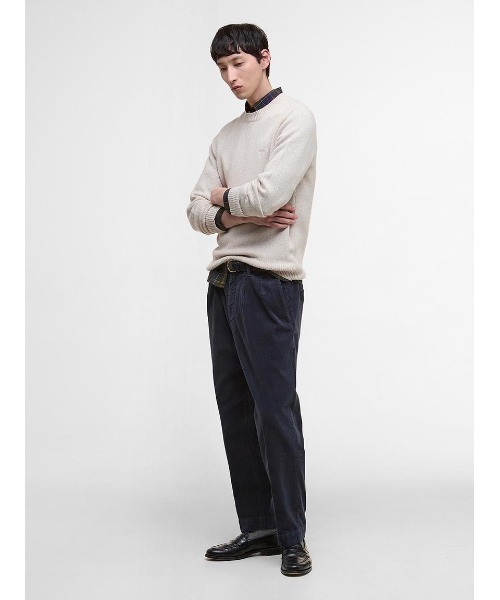 Barbour(バブアー)の「Covent クルーネックニット(アジアフィット)(ニット/セーター・メンズ・ネイビー/グレー・SMALL/MEDIUM/LARGE)」の3枚目の写真
