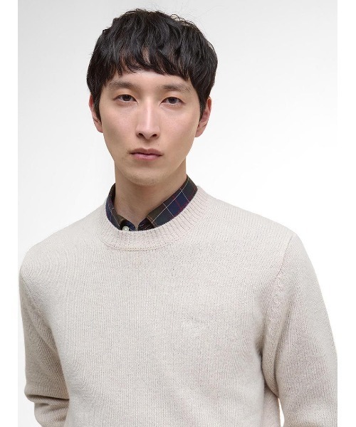 Barbour(バブアー)の「Covent クルーネックニット(アジアフィット)(ニット/セーター・メンズ・ネイビー/グレー・SMALL/MEDIUM/LARGE)」の6枚目の写真
