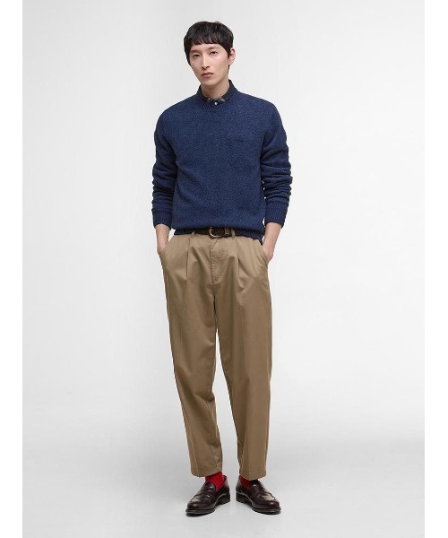 Barbour(バブアー)の「Covent クルーネックニット(アジアフィット)(ニット/セーター・メンズ・ネイビー/グレー・SMALL/MEDIUM/LARGE)」の8枚目の写真