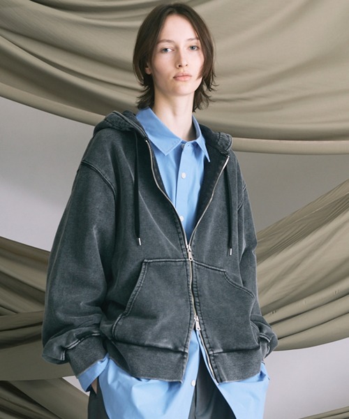 UNISEX》【ONE-MILE WEAR】Prime-Over Fade Zip Hoodie/ワンマイル