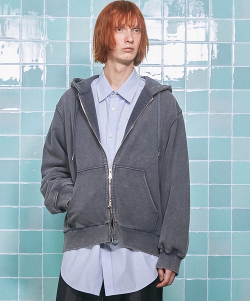 MAISON SPECIAL ジップパーカー UNISEX》【ONE-MILE WEAR】Prime-Over Fade Zip Hoodie/ワンマイル