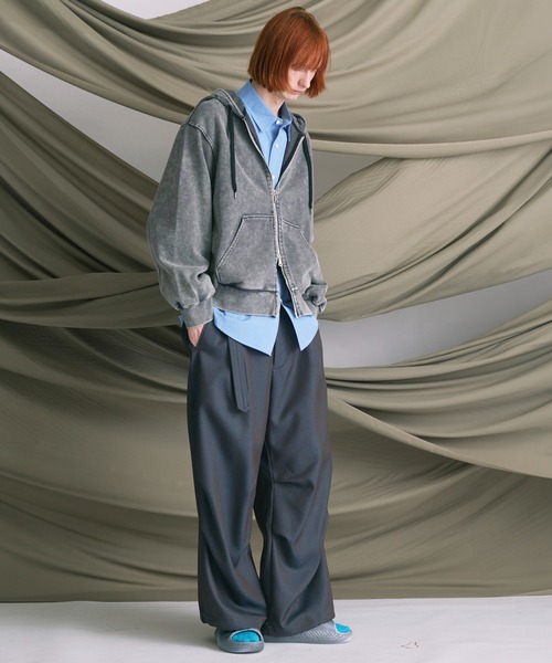 UNISEX》【ONE-MILE WEAR】Prime-Over Fade Zip Hoodie/ワンマイル