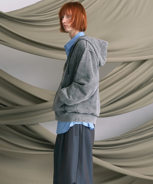 UNISEX》【ONE-MILE WEAR】Prime-Over Fade Zip Hoodie/ワンマイル