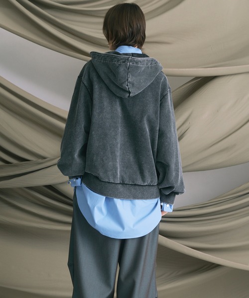 UNISEX》【ONE-MILE WEAR】Prime-Over Fade Zip Hoodie/ワンマイル