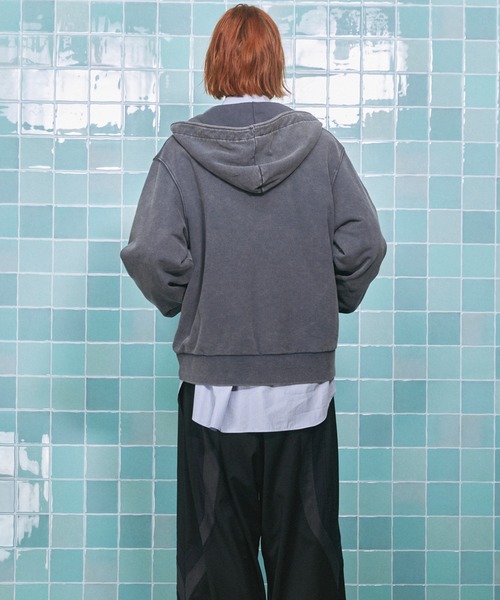UNISEX》【ONE-MILE WEAR】Prime-Over Fade Zip Hoodie/ワンマイル