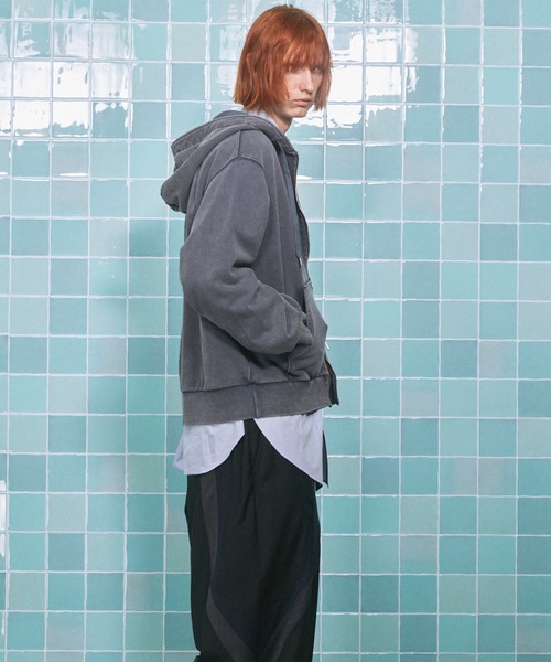 UNISEX》【ONE-MILE WEAR】Prime-Over Fade Zip Hoodie/ワンマイル