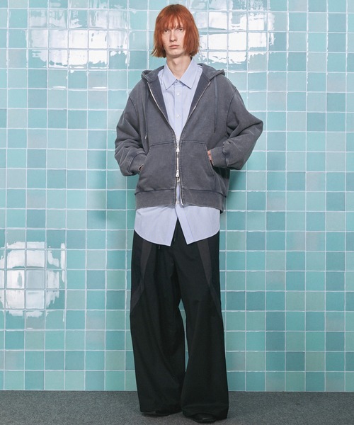 UNISEX》【ONE-MILE WEAR】Prime-Over Fade Zip Hoodie/ワンマイル