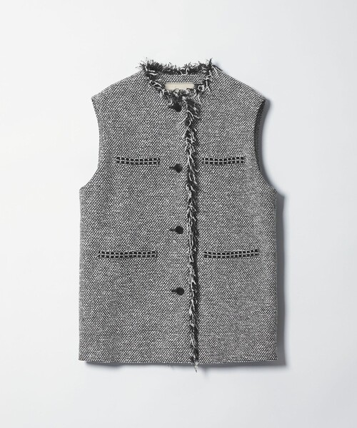 UNITED ARROWS(ユナイテッドアローズ)の「2トーン ツイードライク ベスト(ベスト・レディース・ブラック/ネイビー・38/36)」の20枚目の写真