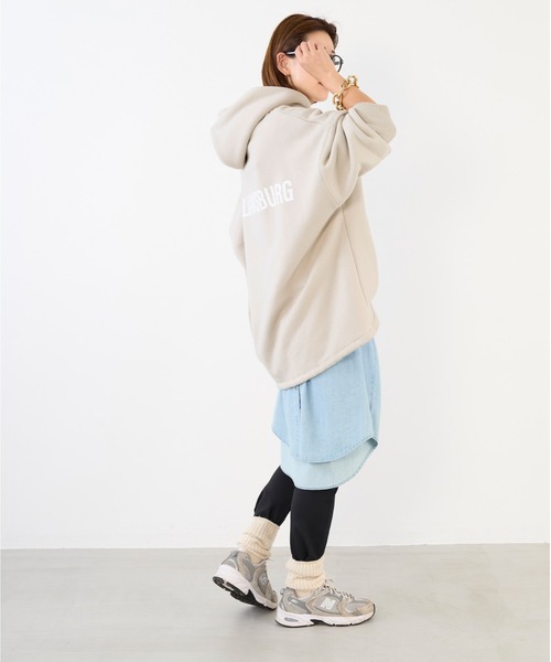 MICA&DEAL（マイカ＆ディール）の「ラバージャージーレギンス〈2サイズ展開〉（その他パンツ・レディース・マルチ/ブラック・38/36）」の19枚目の写真