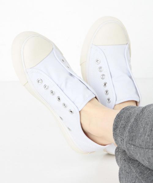 coen（コーエン）の「レギュラーキャンバススリッポン（スリッポン・レディース・ライトグレー/ブラック/ホワイト/ベージュ/ネイビー・LARGE/MEDIUM/X-LARGE/SMALL）」の19枚目の写真