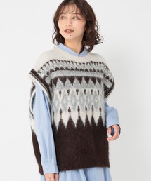 studio CLIP | ノルディックニットベスト(ベスト)
