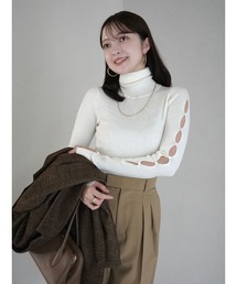 anuans｜アニュアンスのニット/セーター（ホワイト/白色系）通販