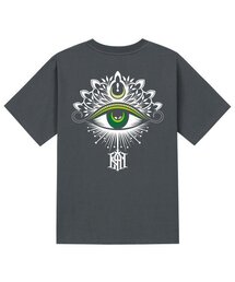 KTG0120 ホルスの目 半袖Tシャツ - グレー