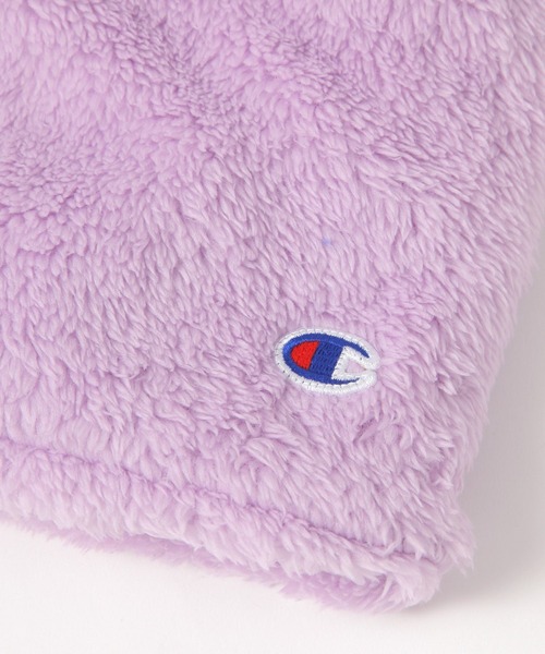 Champion(チャンピオン)の「【Champion(チャンピオン)】ボアネックウォーマー(KIDS)(ネックウォーマー/スヌード・キッズ・ベージュ/パープル/ブルー/ブラック・FREE)」の17枚目の写真