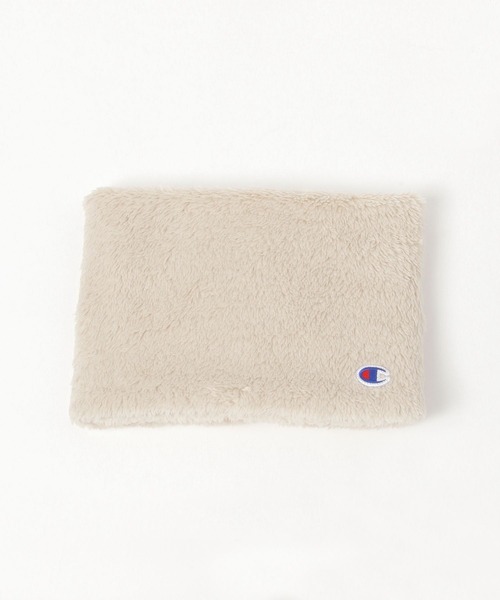 Champion(チャンピオン)の「【Champion(チャンピオン)】ボアネックウォーマー(KIDS)(ネックウォーマー/スヌード・キッズ・ベージュ/パープル/ブルー/ブラック・FREE)」の6枚目の写真