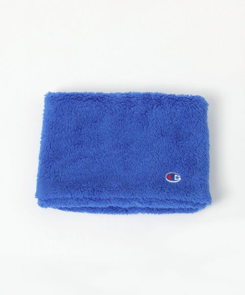 Champion(チャンピオン)の「【Champion(チャンピオン)】ボアネックウォーマー(KIDS)(ネックウォーマー/スヌード・キッズ・ベージュ/パープル/ブルー/ブラック・FREE)」の5枚目の写真