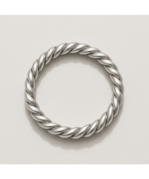 MARK-4（マーク4）の「TWISTED RING (3mm)（リング・メンズ・その他・12号/15号/18号/21号/23号/26号）」の3枚目の写真