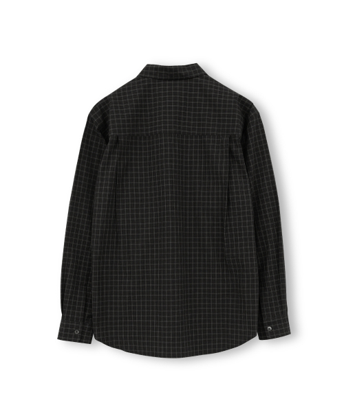 BROWNYARD(ブラウンヤード)の「W ステディシャツ、ブラックチェック(シャツ/ブラウス・レディース・その他・1)」の2枚目の写真