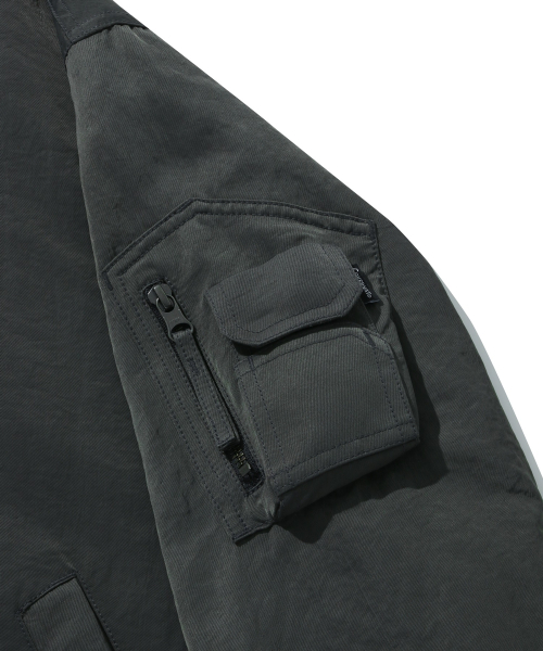 COVERNAT（カバーナット）の「MA-1ジャンパー チャコール（ブルゾン・レディース・その他・MEDIUM/SMALL/X-LARGE/X-SMALL/XX-LARGE/LARGE）」の6枚目の写真
