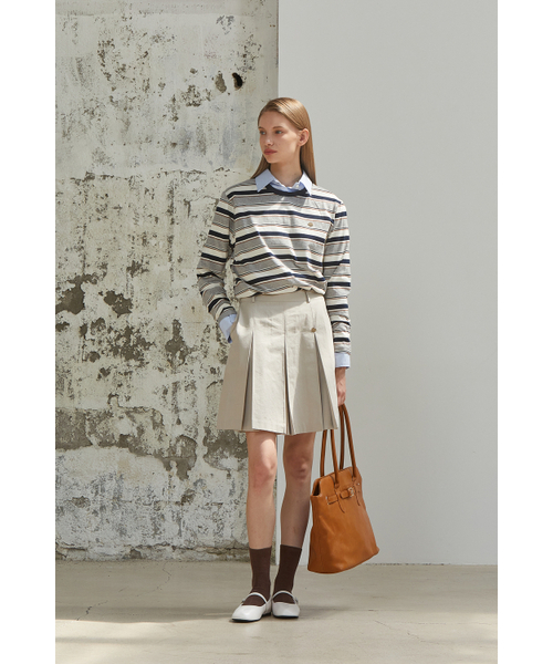 ANOETIC(アノエティック)の「FORMAL PLEATSW SKIRT_LIGHT GREY(スカート・レディース・ライトグレー・SMALL/MEDIUM)」の3枚目の写真