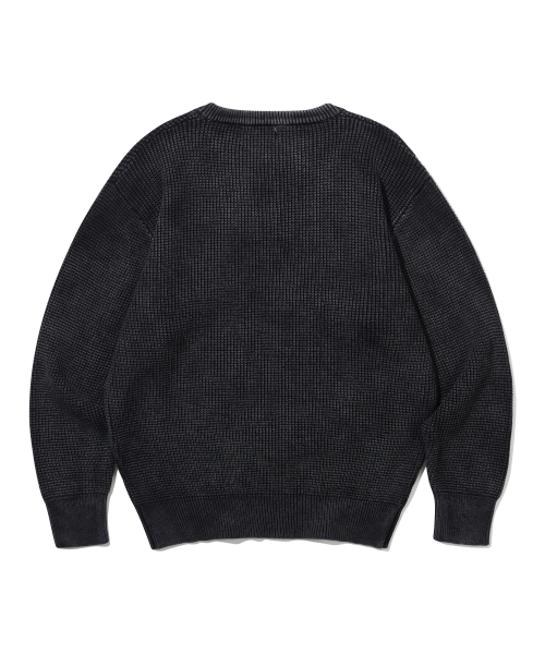 URBANSTOFF(アーバンストッフ)の「ピグメントウォッシュヘンリーネックニット(ブラック)(ニット/セーター・レディース・その他・MEDIUM/LARGE)」の2枚目の写真